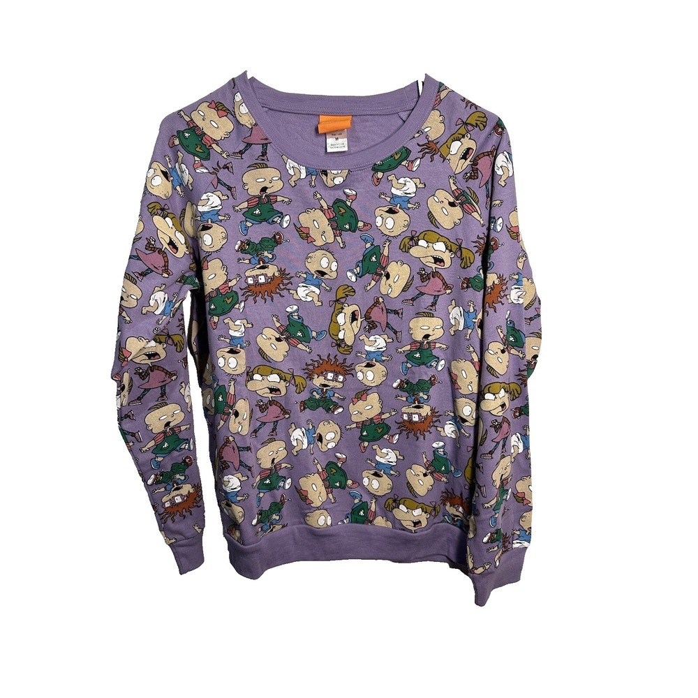 nickelodeon womens long sleeve sweat shirt RUGRATS size medium‎